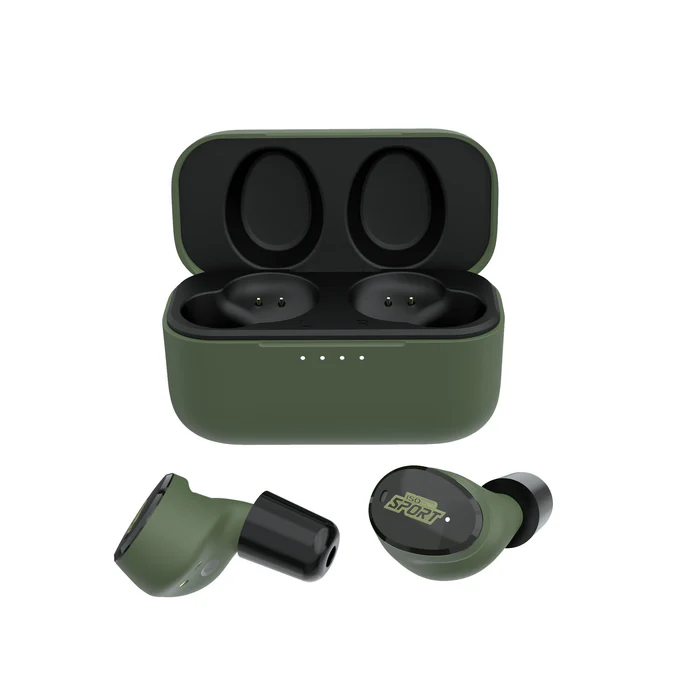 [ISO-IT17] CALIBER Tactical Earbuds with True Wireless Bluetooth, 25 NRR