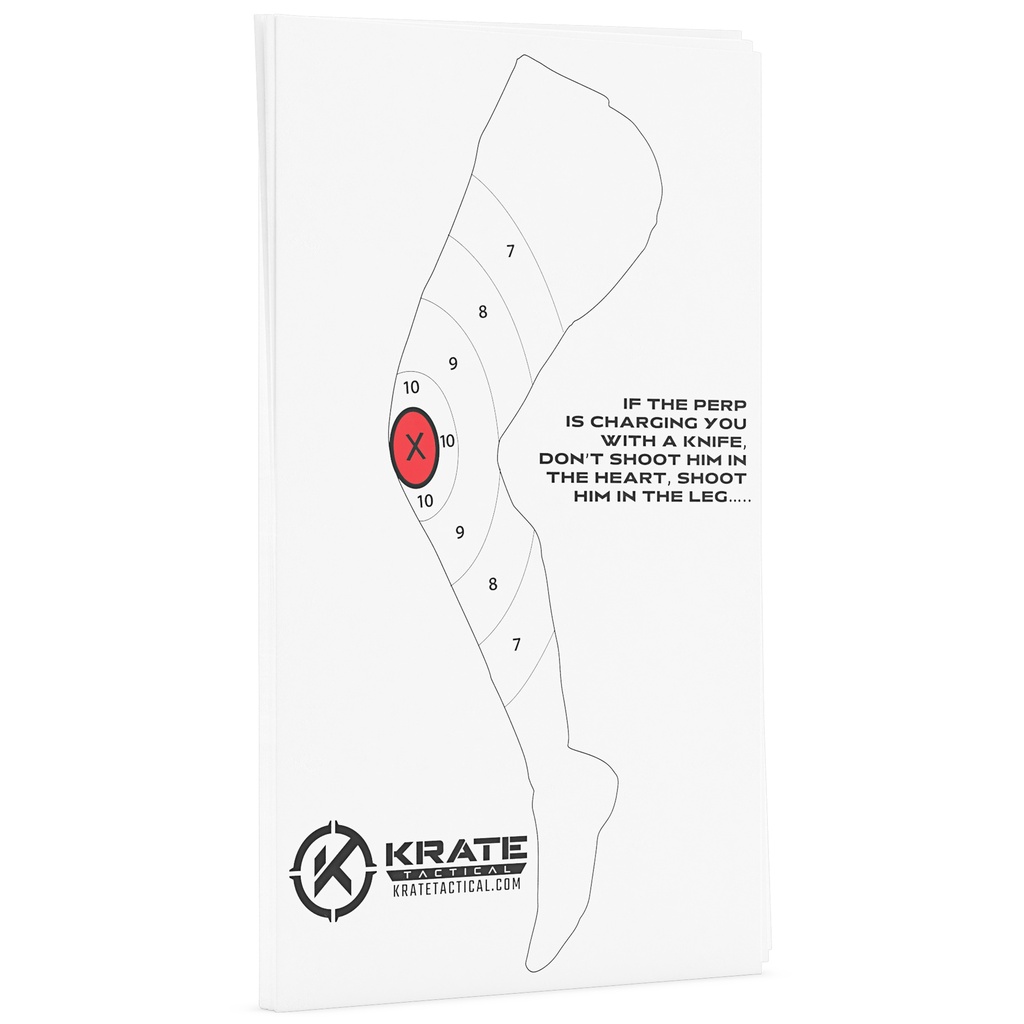 KRATE Tactical Cardboard Target (Leg)