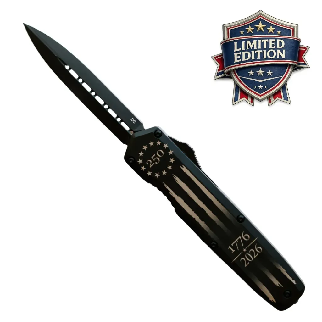 [KRT-OTF-2LKC-AKK-D0D2K] Large OTF Knife (Betsy Ross Edition) (Betsy Ross (Dagger))