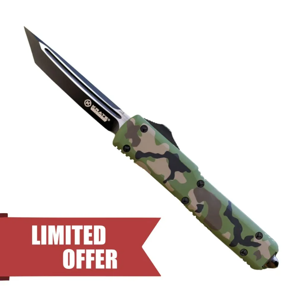 [KRT-OTF-SSCC-ACK-T0D2K] OTF Knife (Marksman - Black Edition)