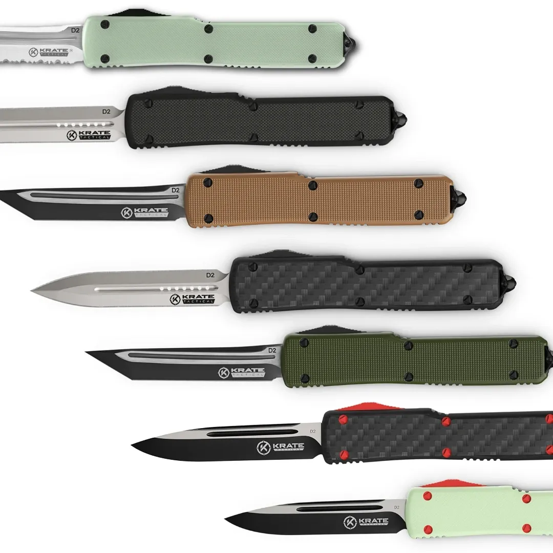 [KRT-OTF-SSKF-GJK-T3D2S] Krate Tactical OTF Knife (Barracuda)